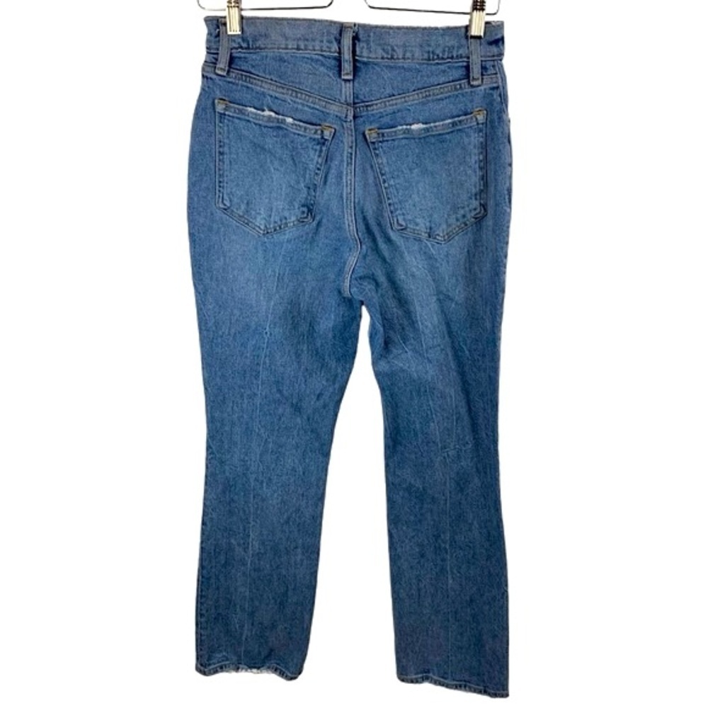 Abercrombie & Fitch sz 6S 70s Vintage Flare Ultra High Rise Medium Wash Jeans - Picture 4 of 10